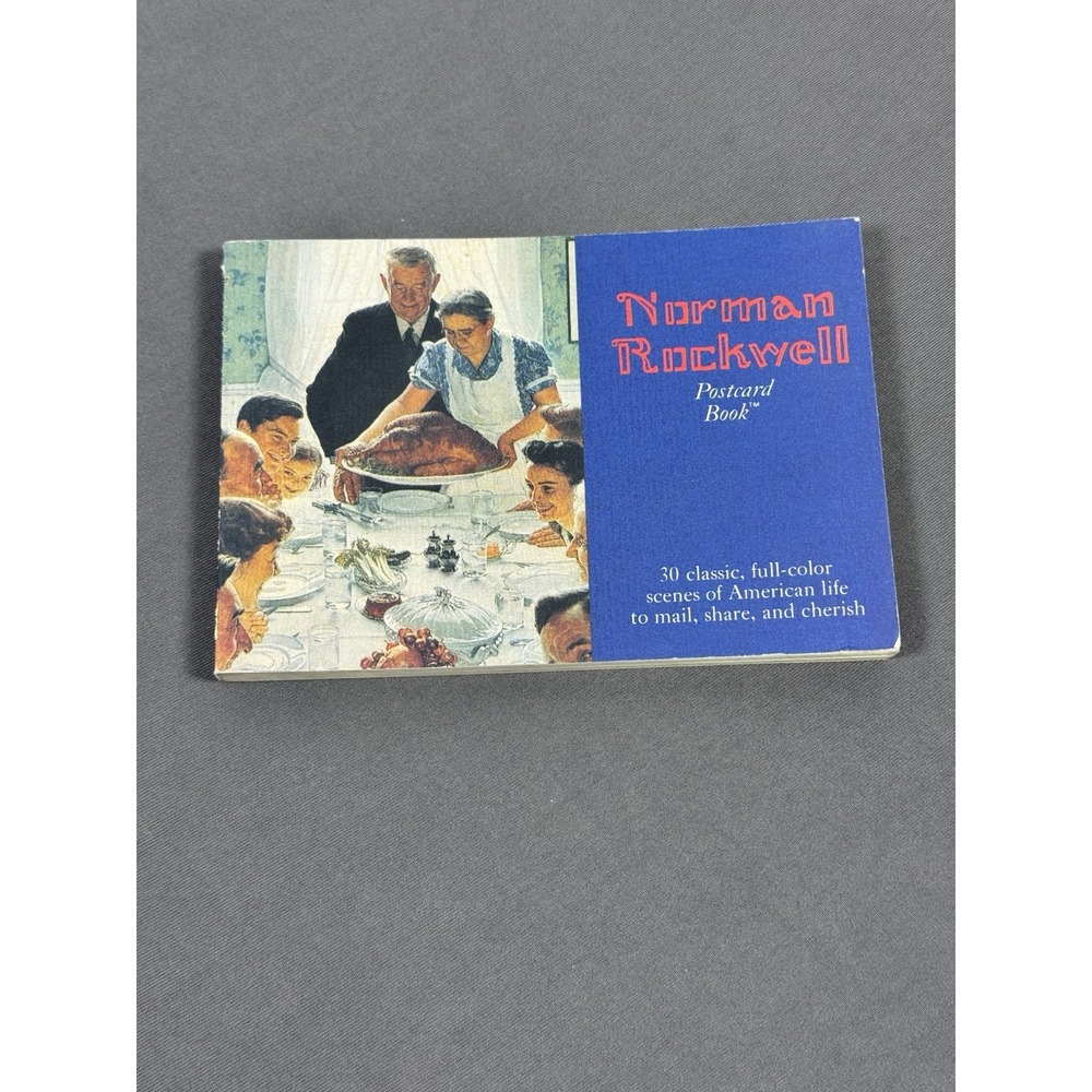 Norman Rockwell Postcard Book 30 Classic Scenes of American Life Book NOS New